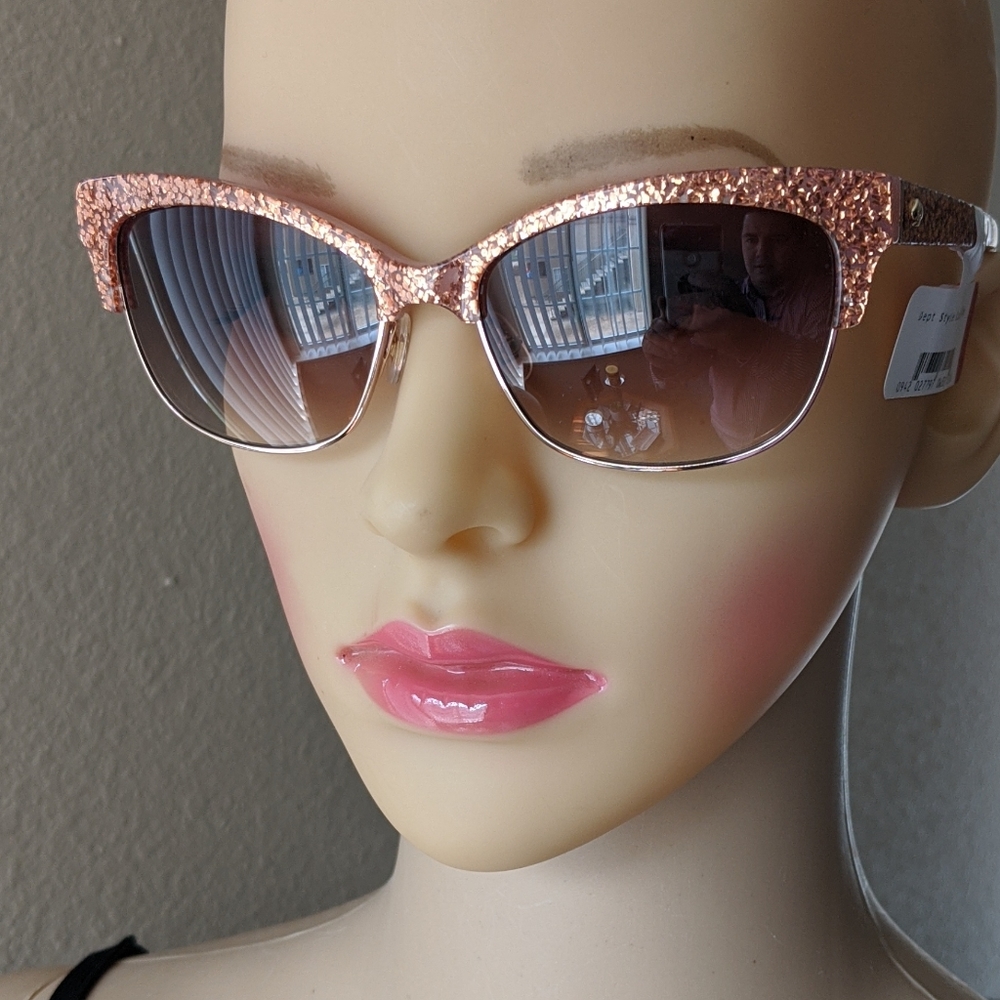 KATE SPADE Rose gold cat eye Sunglasses